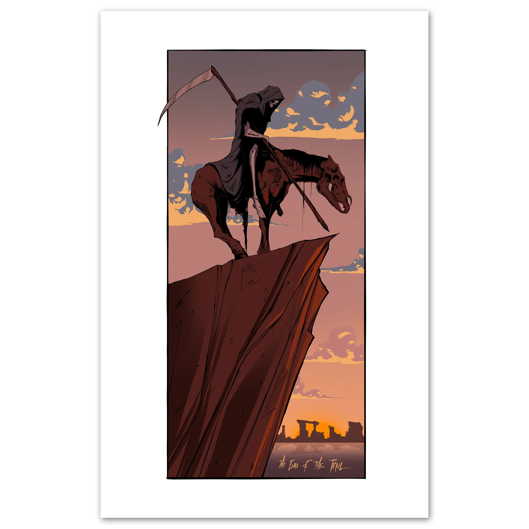 End of Trail Print