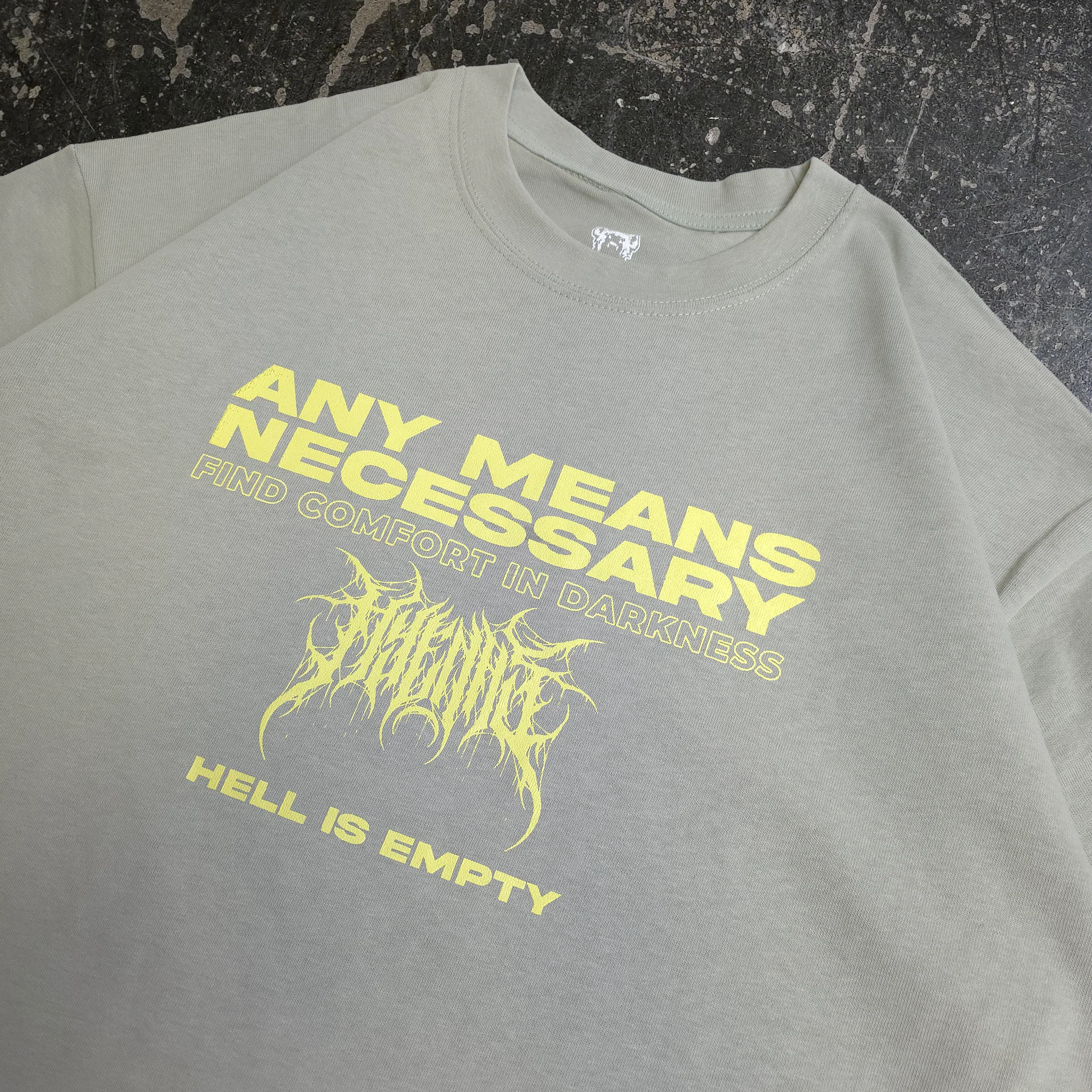 Hell is Empty T-Shirt Sage - Image 3