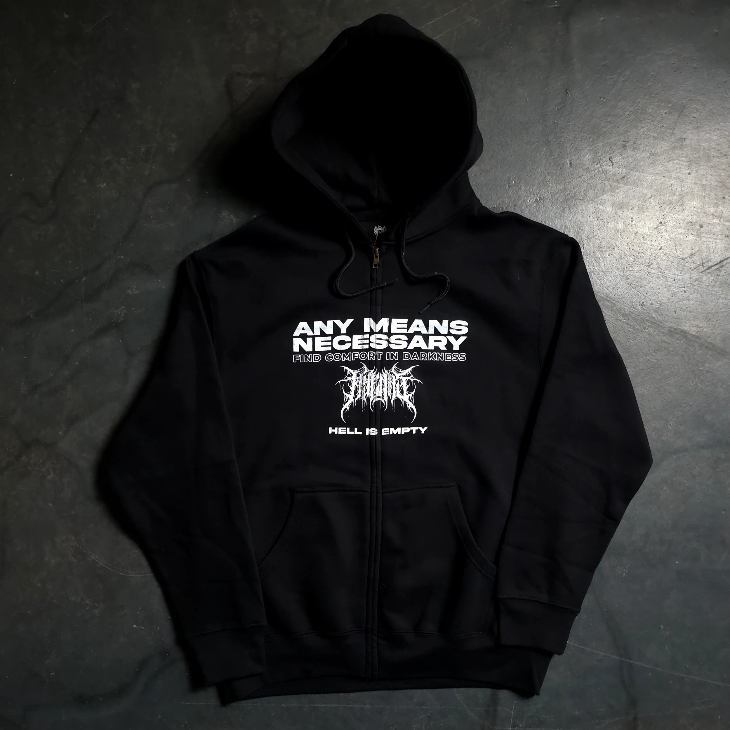 Hell is Empty Zip Up Hoodie - Image 2