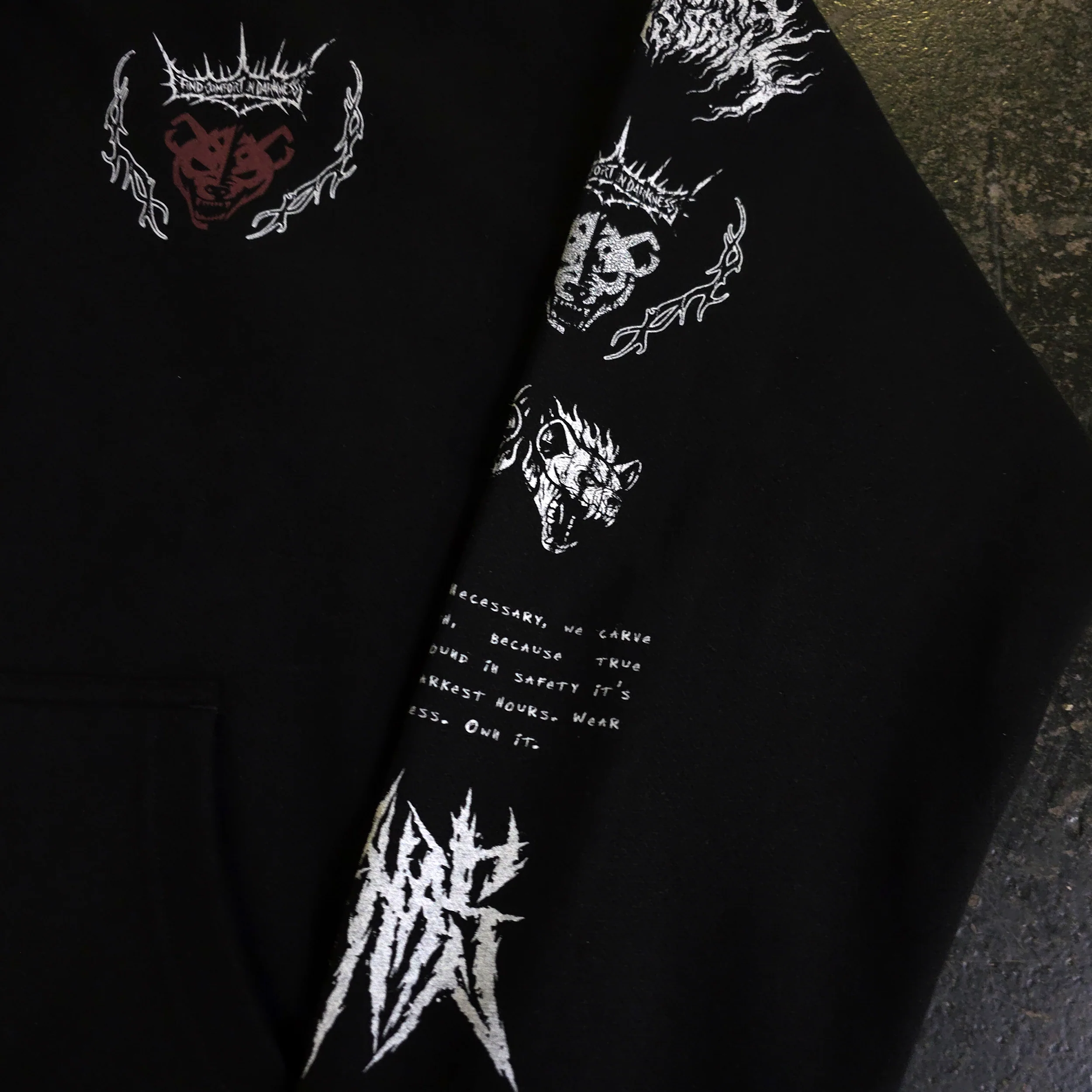 Mantra Zip Up Hoodie - Image 3