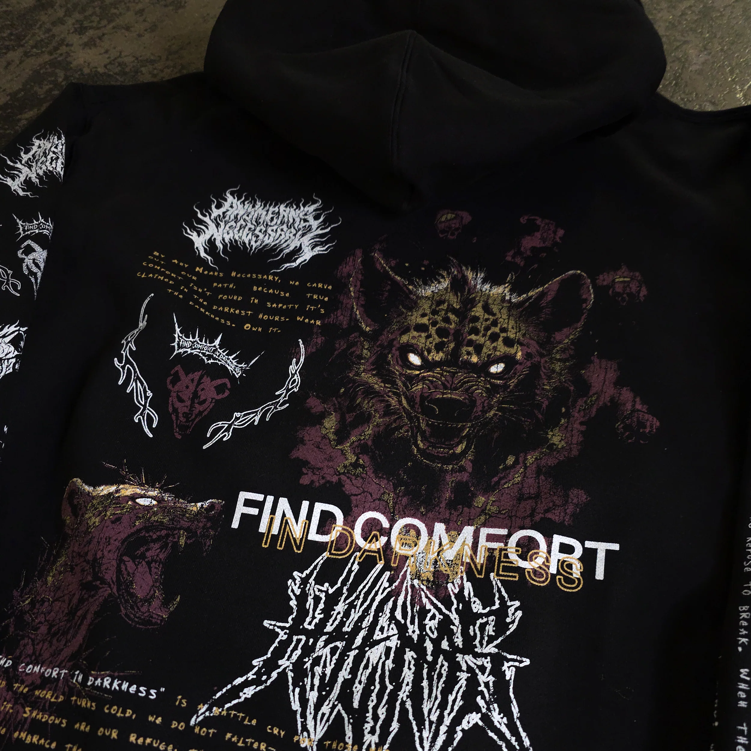 Mantra Zip Up Hoodie - Image 4