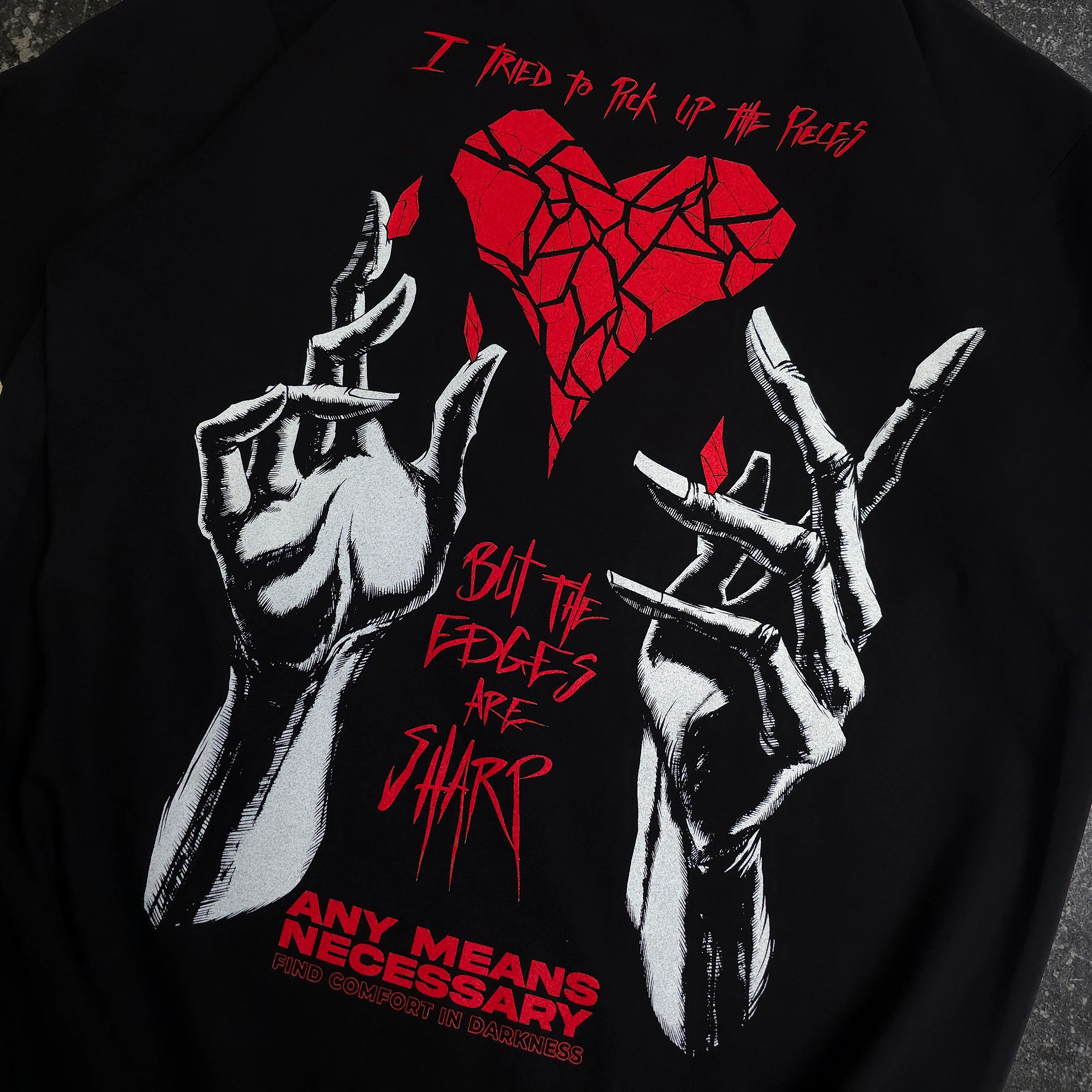 Sharp Edges T-Shirt Black - Image 3